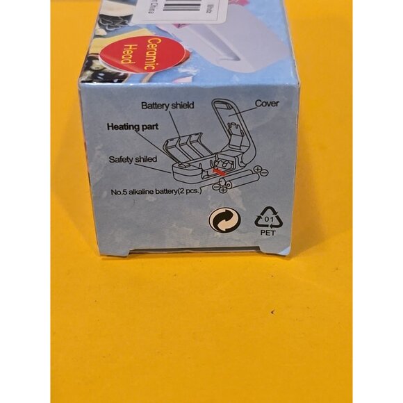 2pcs Mini Portable Handy Plastic Bag Sealer Sealing Machine Household Two Pack - Picture 2 of 3